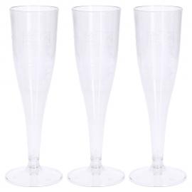 Engangschampagneglass 4-pakning