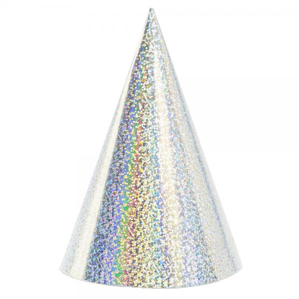 Partyhatter Holografisk Slv