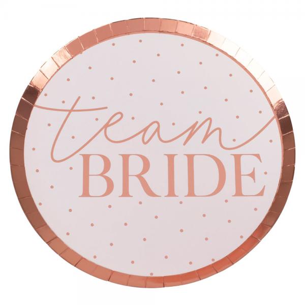 Team Bride Tallerkener