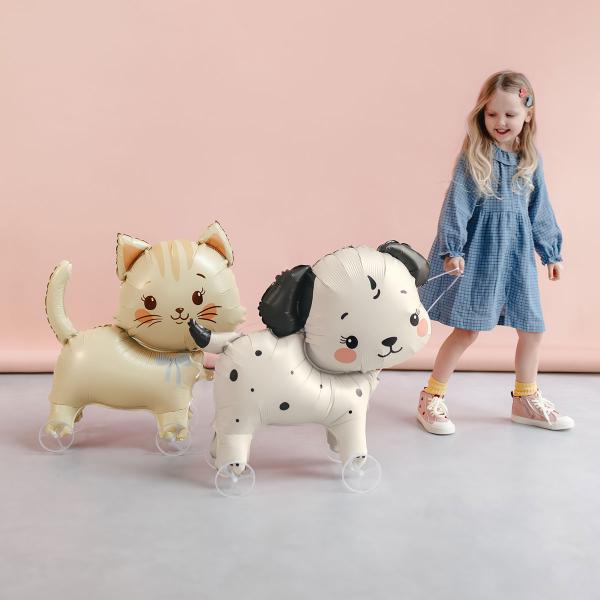 Folieballong Hund på Hjul 70 x 59 cm