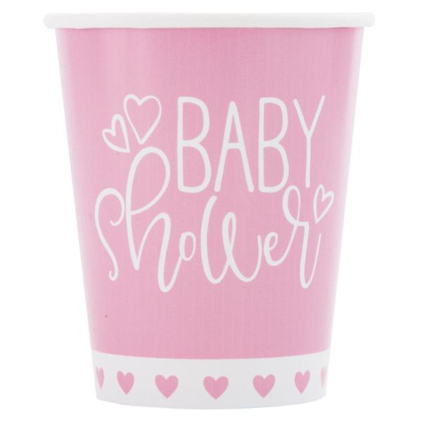 Baby Shower Kopper Lyserosa