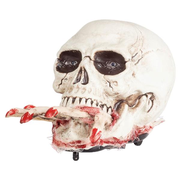 Krypende Dødningehode Halloween Prop