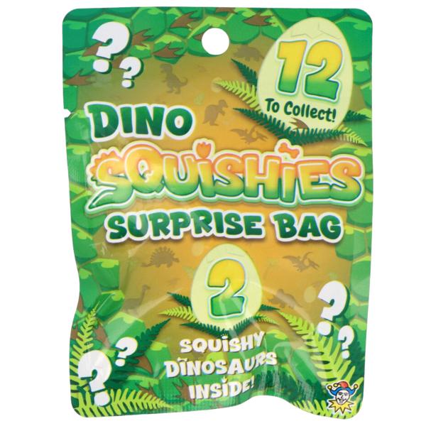 Squishy Dinosaurer Samlefigurer 2-pakning