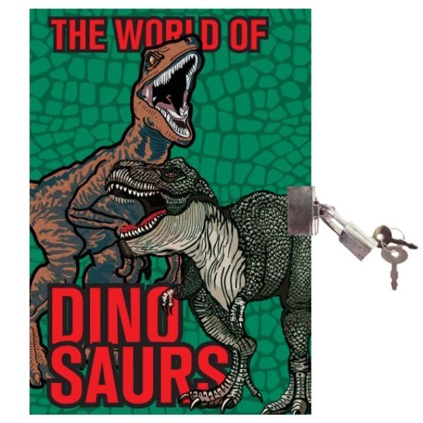 Dinosaur Dagbok med Lås