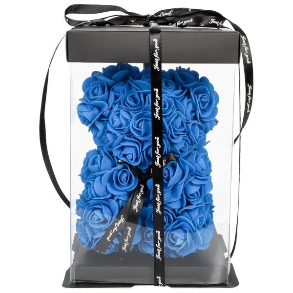 Rosebamse Blå 21 cm