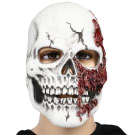 Latexmaske Blodig Hodeskalle