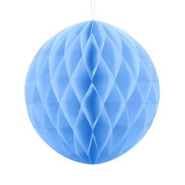 Hengende Honeycomb Lyseblå 30 cm