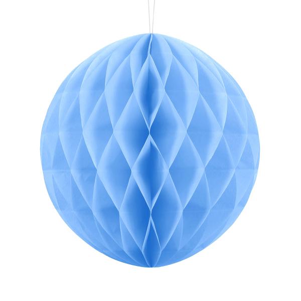 Hengende Honeycomb Lyseblå 30 cm