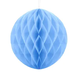 Hengende Honeycomb Lysebl&aring; 30 cm