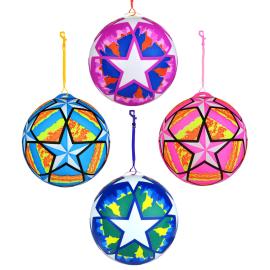 Ball med Spiralkjede Stjerner 25 cm