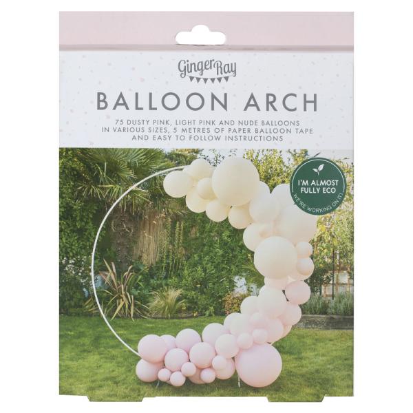 Ballongbue Sett Nude og Lyserosa