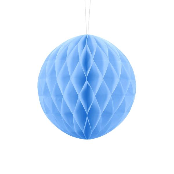 Hengende Honeycomb Lyseblå 20 cm