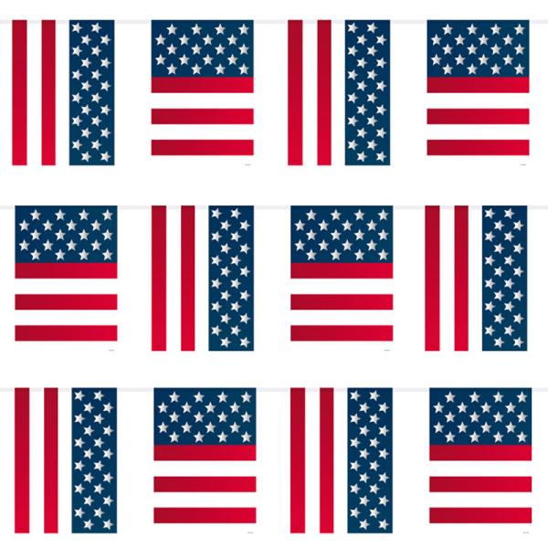USA Flagg Girlander