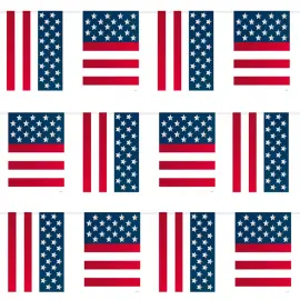 USA Flagg Girlander