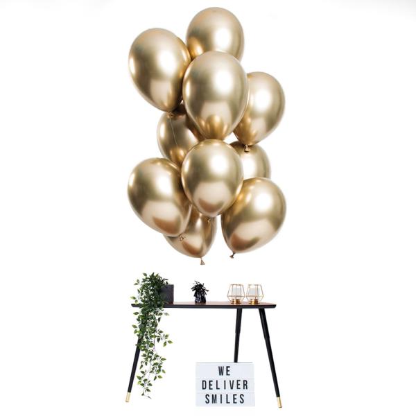 Chrome Mirror Ballonger Metallic Gull