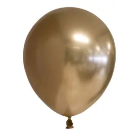 Chrome Miniballonger Gull 100-pakning