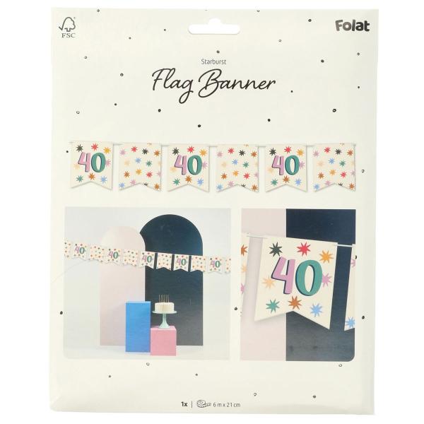 Flaggirlander med Stjerner 40 år