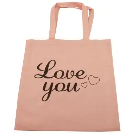 Stoffpose Love You Rosa