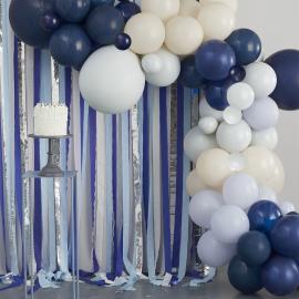 Ballongbue med Serpentiner Mix It Up Blue