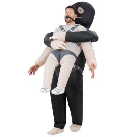 Oppbl&aring;sbar Carry Me Kidnapper Kostyme