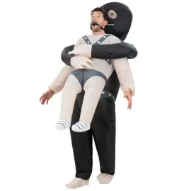 Oppbl&aring;sbar Carry Me Kidnapper Kostyme