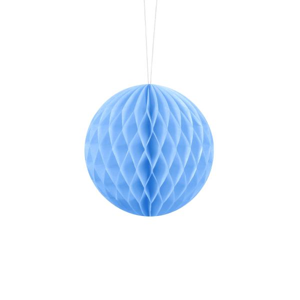 Hengende Honeycomb Lyseblå 10 cm