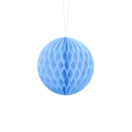 Hengende Honeycomb Lyseblå 10 cm