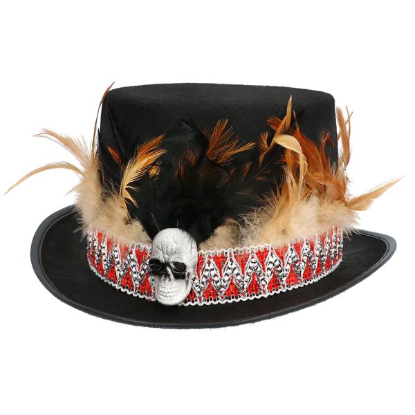 Voodoo Flosshatt med Fjær