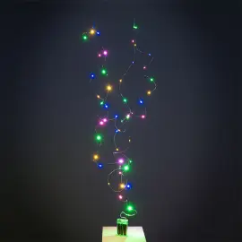 Flerfarget LED Lysslynge for Ballonger 5 m