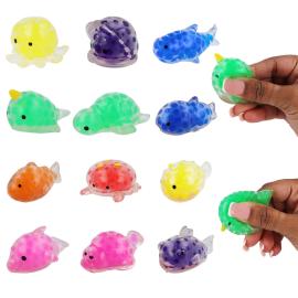 Squishy Sj&oslash;dyr Leke med Perler 5 cm