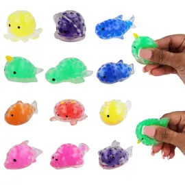 Squishy Sj&oslash;dyr Leke med Perler 5 cm