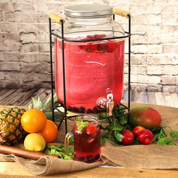 Drikkedispenser med Stativ 8 Liter