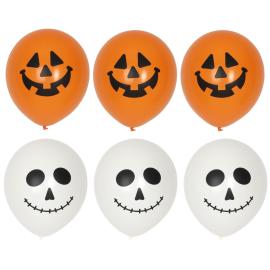 Halloween Ballonger 6-pakning