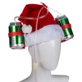 Nisselue med &Oslash;lholder