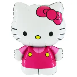 Folieballong Hello Kitty Fuchsia