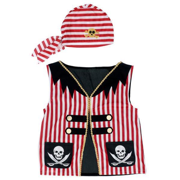 Piratvest med Bandana Barn