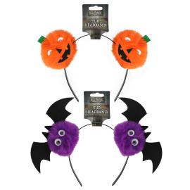 Halloween H&aring;rb&oslash;yle med Pom Poms