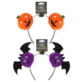 Halloween H&aring;rb&oslash;yle med Pom Poms