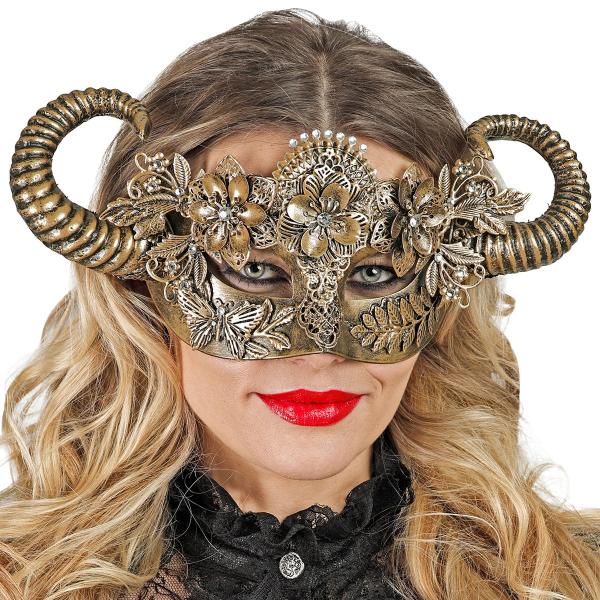 Øyemaske med Vædderhorn