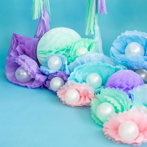 Hengende Honeycomb Lilla 20 cm