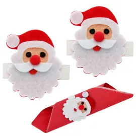 Serviettringer Julenisse 2-pakning