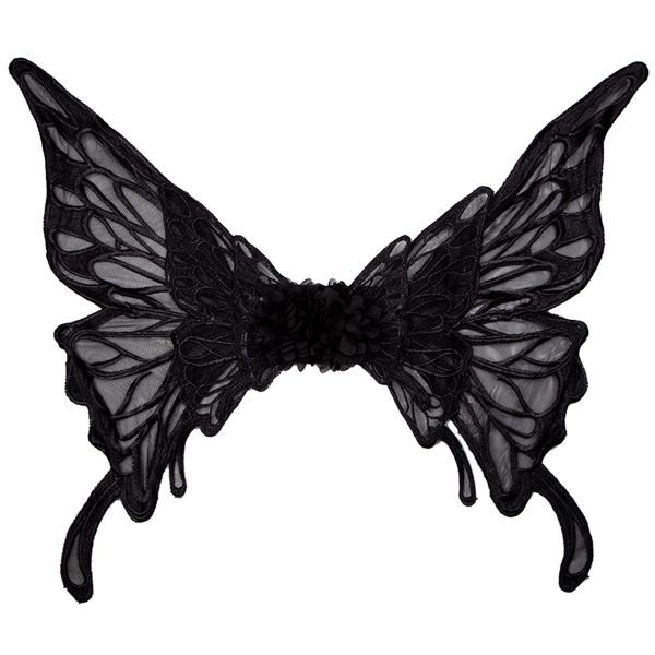 Svarte Sommerfuglvinger Deluxe