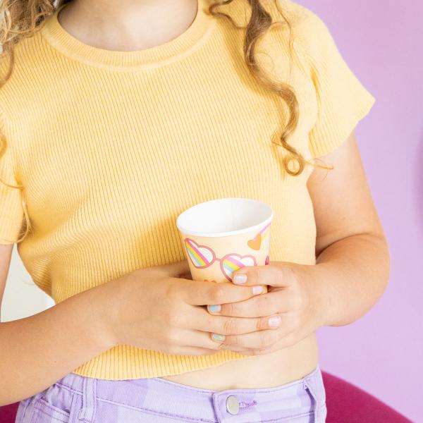 Pappkopper Boho Girlz 8-pakning