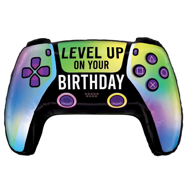 Folieballong Spillkontroll Happy Birthday