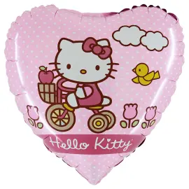 Folieballong Hello Kitty Bike