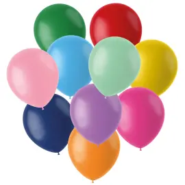Latexballonger Blandede Farger Matt 33 cm 25-pakning