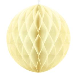 Hengende Honeycomb Strågul 40 cm