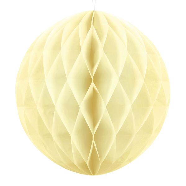 Hengende Honeycomb Strågul 40 cm