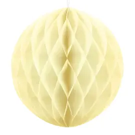 Hengende Honeycomb Strågul 40 cm