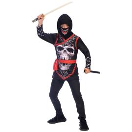Skummelt Ninjakostyme Barn 8-10 år